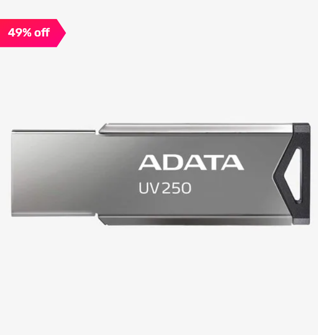 49% OFF - ADATA UV250 32GB USB Flash Drive (Silver)