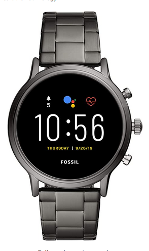 Save $61.44 on Fossil Gen 5 Carlyle Stainless Steel Touchscreen Smartwatch with Speaker