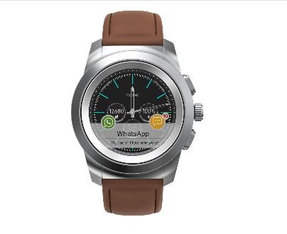 Get 40% OFF - Noise NoiseFit Fusion Smart Watch, Vintage Brown