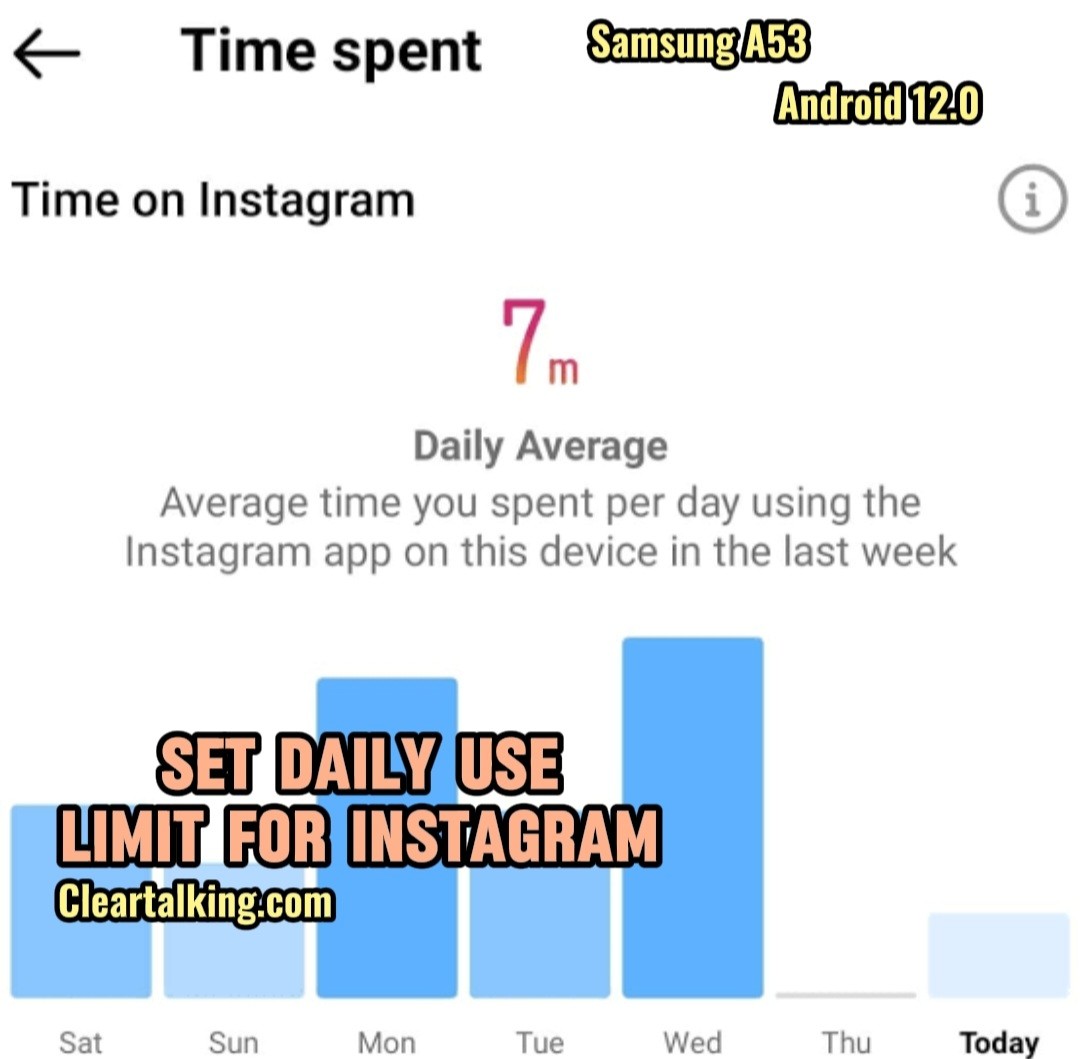 How do you set a daily use limit on Instagram?