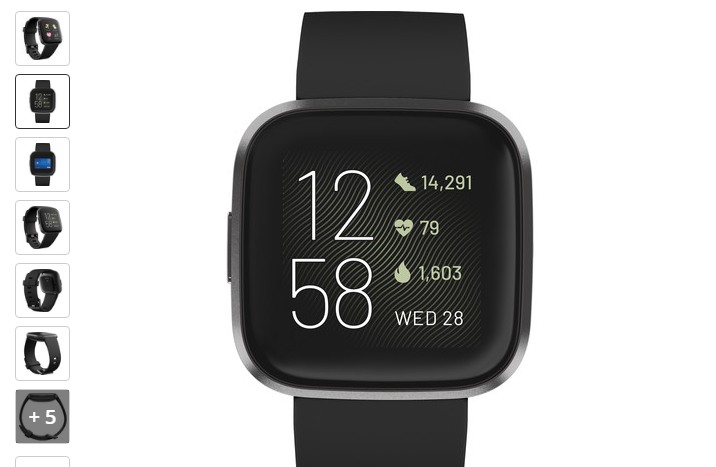 Instant Savings $50.00 on Fitbit Versa 2 Health &amp; Fitness Smartwatch
