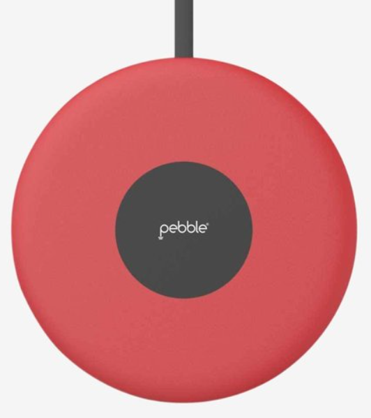 Save Rs. 800 on Pebble Sense 10W Wireless Charging with Smart Temperature Control (Red)