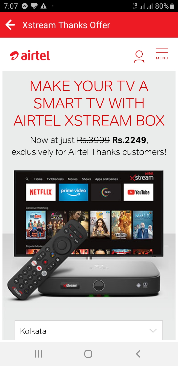 Save ₹1750 with Airtel Xstream thanks offer to watch blockbuster movies