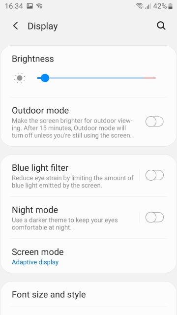 Use night mode in your Samsung galaxy J7