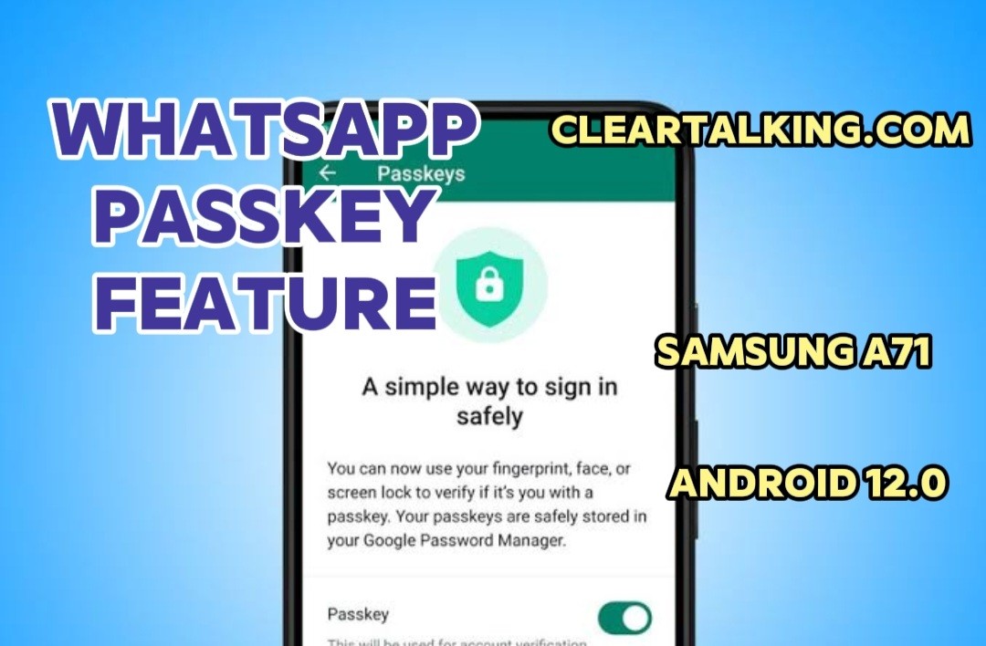 how you can generte passkeys for whatsapp
