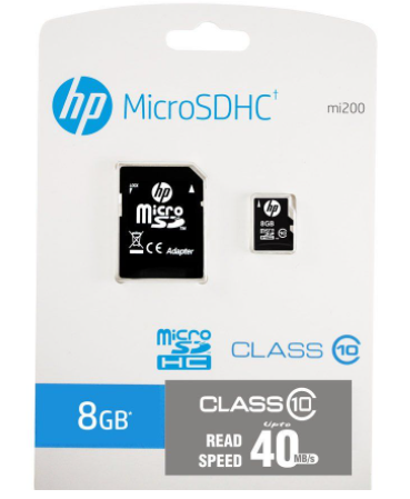 Save Rs. 381 on HP 8GB Micro SD Card with Adapter