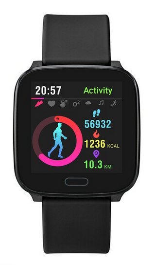 Save 15% On iConnect by Timex Active Unisex Square Touchscreen Smart Watch