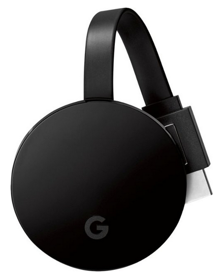 Save $10 on Google - Chromecast Ultra 4K Streaming Media Player With 30 Days HBO Max Trial