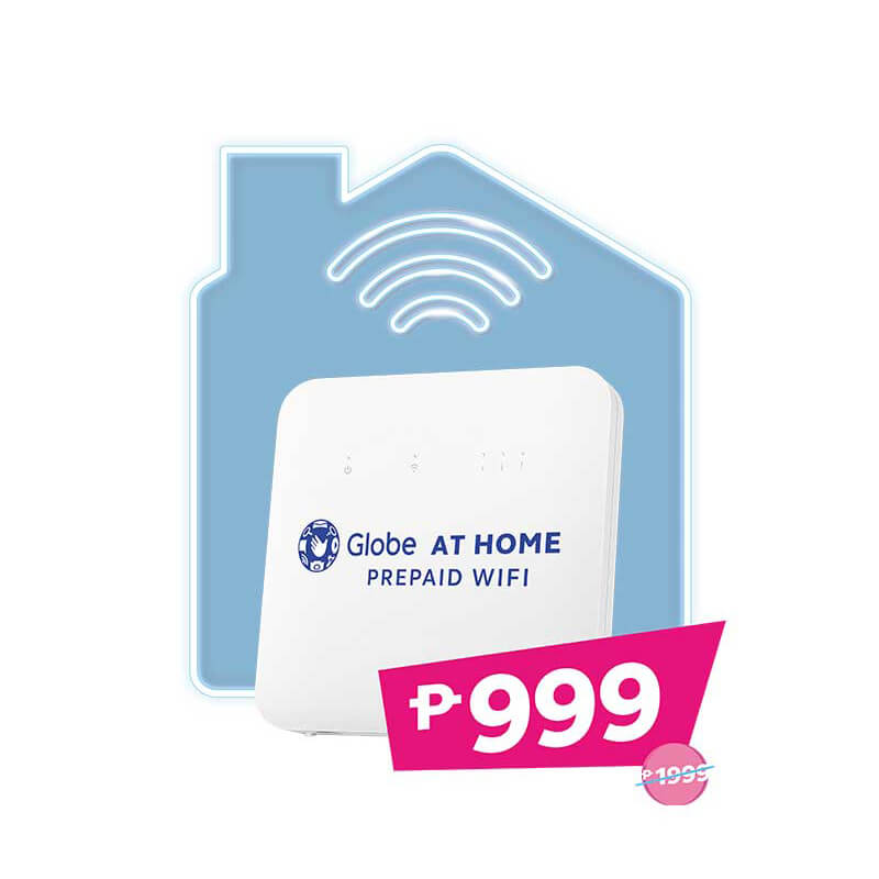 Save P1,000 on Globe At Home Prepaid WiFi