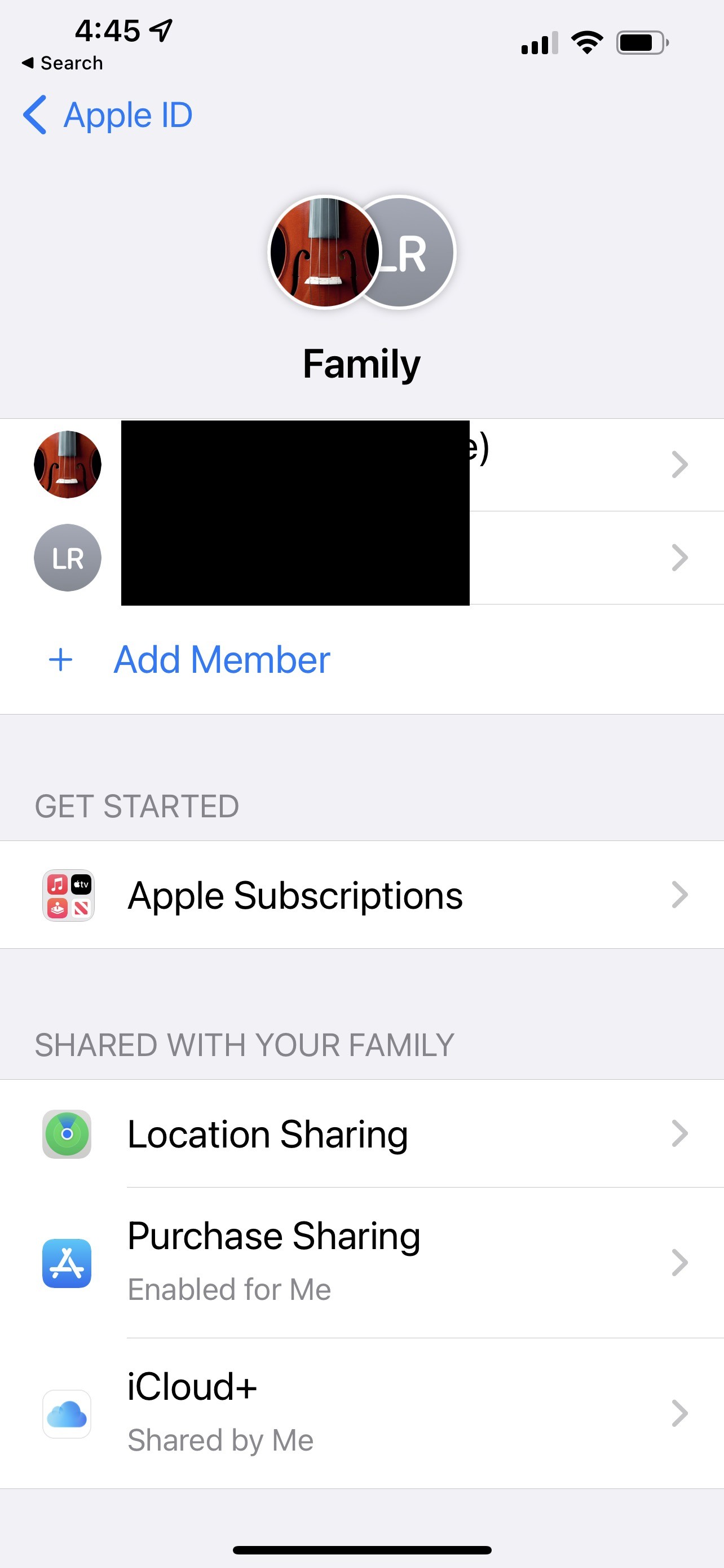 iPhone 13 Pro Max Family Sharing Add Member