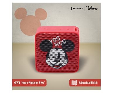 Get 32% OFF - Reconnect Disney Mickey Mouse 3W Wireless Bluetooth Speaker