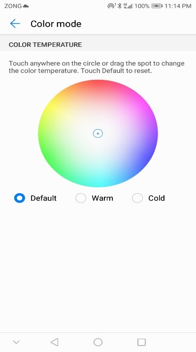 Choose Your Own Color Mode in Huawei Y7 Prime
