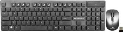 Save 25% Off on Zebronics Companion 102 Mouse &amp; Wireless Laptop Keyboard