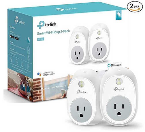 Save $25 On Kasa Smart Plug by TP-Link with Alexa and Google Home - 2-Pack (HS100 KIT)