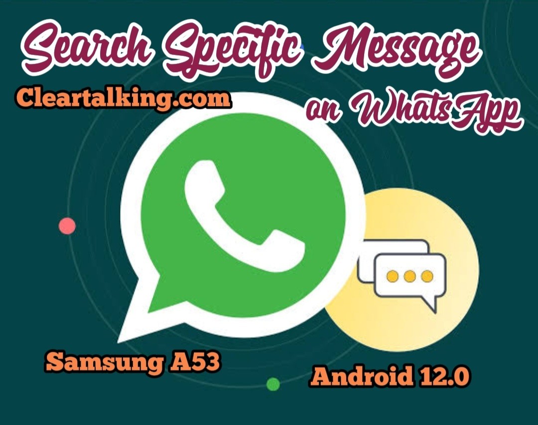 How to Search for any Specific Message on WhatsApp?