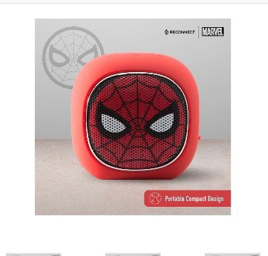 Get 40% OFF - Reconnect Marvel Series 100 DBTM101 2 Watts Wireless Blast Box Bluetooth Multimedia Speaker, Spiderman