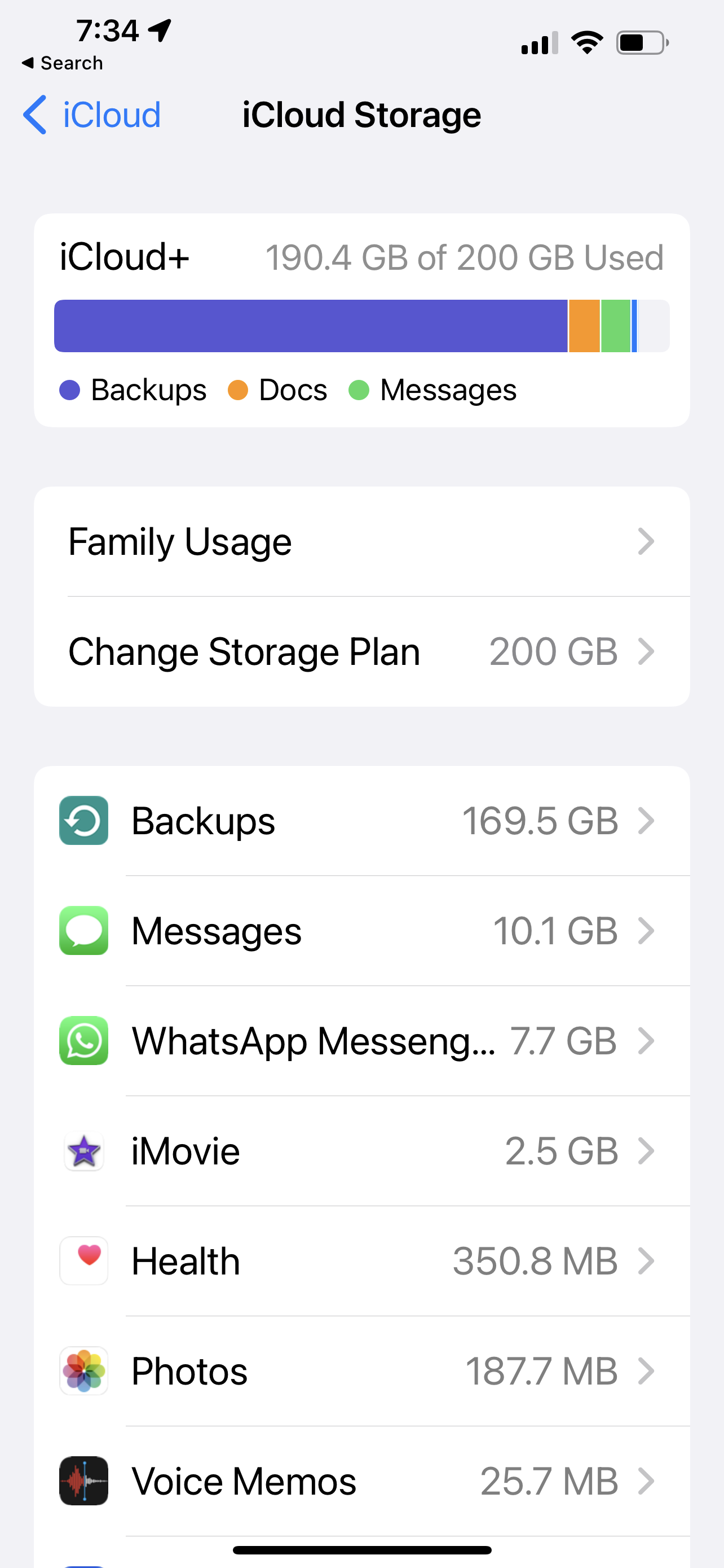 iPhone 13 Pro Max iCloud Manage Storage