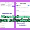 how to automatically share instagram posts on Facebook