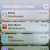 iPhone 13 Pro Max Home Notification Center