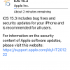 iPhone 13 Pro Max iOS Update Requested