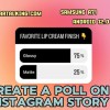 how to create a poll on instagram story