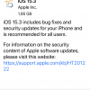 iPhone 13 Pro iOS Software Update Screen