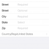 iPhone 13 Pro Max Add Shipping Address