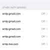 iPhone 13 Pro Max iCloud Mailbox SMTP Servers