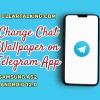 how to change wallpaper on telegram