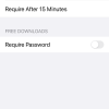 iPhone 13 Pro Max Media and Purchases Password Settings