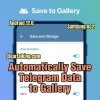 how to automatically save media files to gallery on telegram