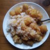Cooked Banana and Rice