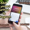 how to add payment methods to instagram