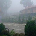Fog covering the school of Chaukot