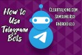 how to use telegram bots