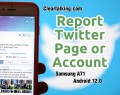 how you can report a page or account on X