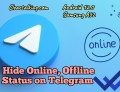 how to hide last seen and online status on telegram