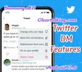 How to use Dm feature on X