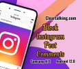 how you can block Instagram post comments