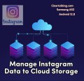 how to transfer your Instagram data to a Cloud based storage
