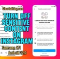 how to turn off sensitive content on Instagram