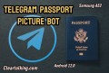 how to generate passport size photos using telegram