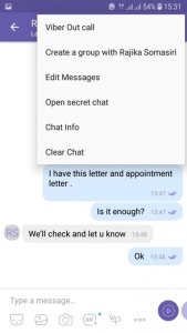Secret chat