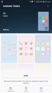3 Now Select Wallpaper, theme and icons of your interest