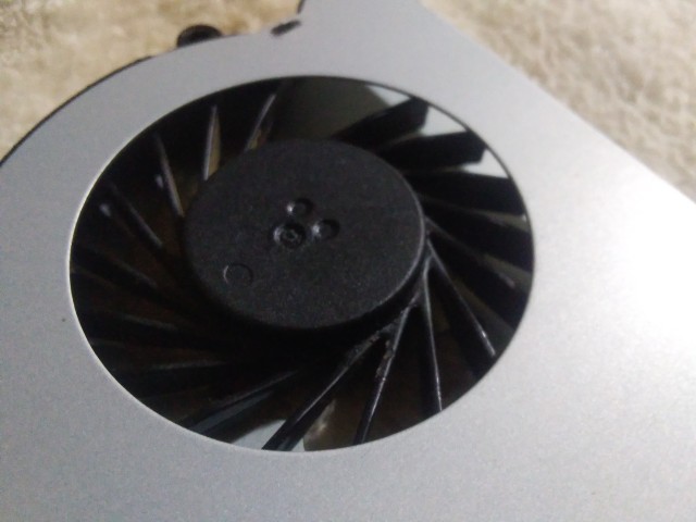 Laptop CPU cooling fan