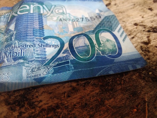 New generation 200 shillings Kenyan note