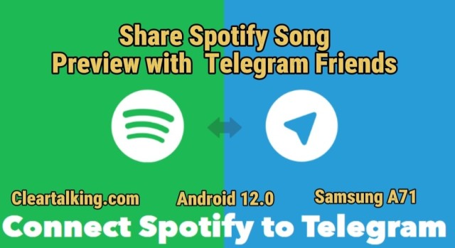 How can you share a Spotify Playlist on Telegram?