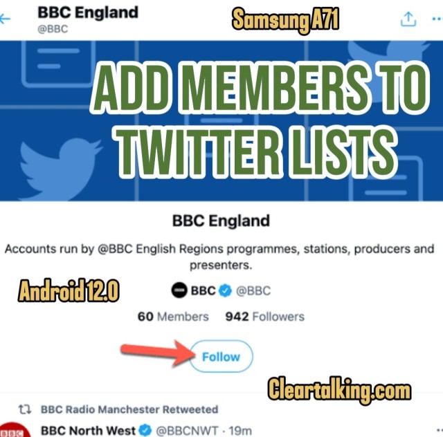 How can you Add Members in Twitter Lists?