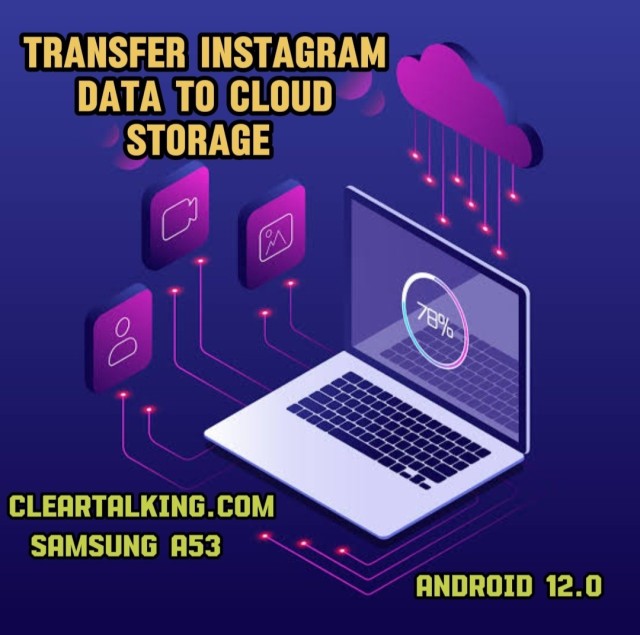 Transfer your Instagram data to Cloud Storage?