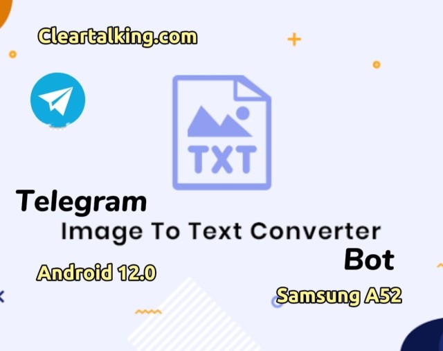Convert your Images into Text by using Telegram Bots?